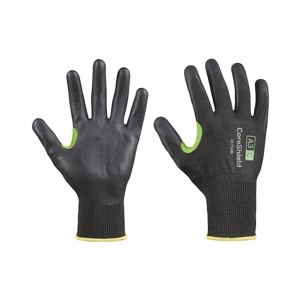 Guante de Espuma Micro-Foam A3-C con Núcleo de Coreshield de Calibre 18 Honeywell 582-23-7518B-8M; Negro; Mediano - Talla 8 - 582-23-7518B/8M