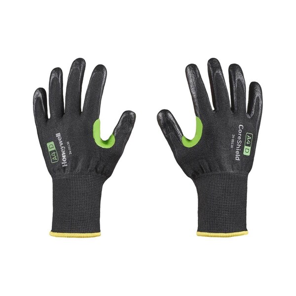 Guante de nitrilo CoreShield A4-D calibre 13 Honeywell 582-24-0913B-7S; Negro; Pequeño - Tamaño 7 - 582-24-0913B/7S