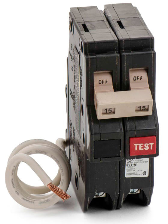 Eaton CH215GF 2 Pole Ground Fault Circuit Breaker