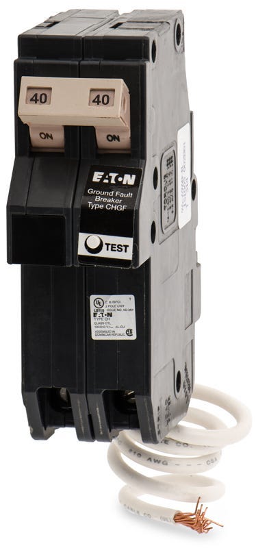 Eaton CH240GFT 2 Pole Ground Fault Circuit Breaker