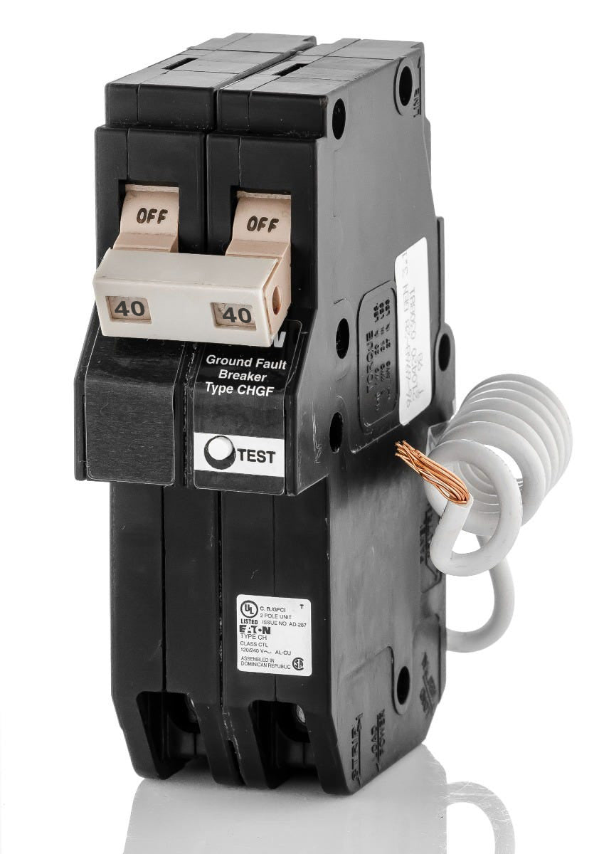 Eaton CHN240GF 2 Pole Ground Fault Circuit Breaker