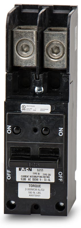 Eaton/Cutler-Hammer BJ2125 2 Pole Circuit Breaker