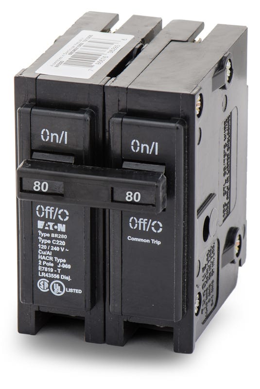 Eaton/Cutler-Hammer BR280 2 Pole Circuit Breaker