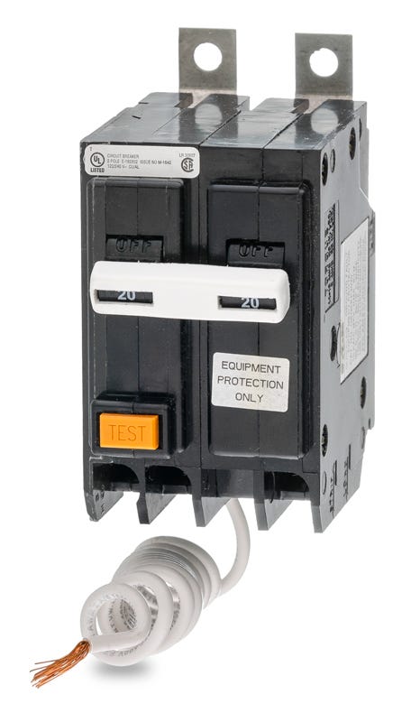 Eaton/Cutler-Hammer QBGFEP2020 2 Pole Circuit Breaker
