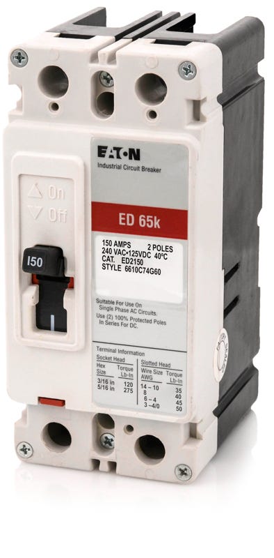 Eaton ED2150 2 Pole Circuit Breaker