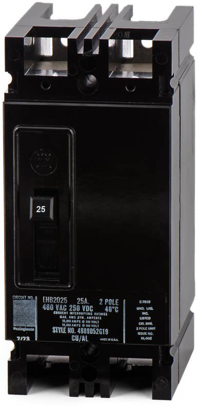 Eaton EHB2025 2 Pole Circuit Breaker