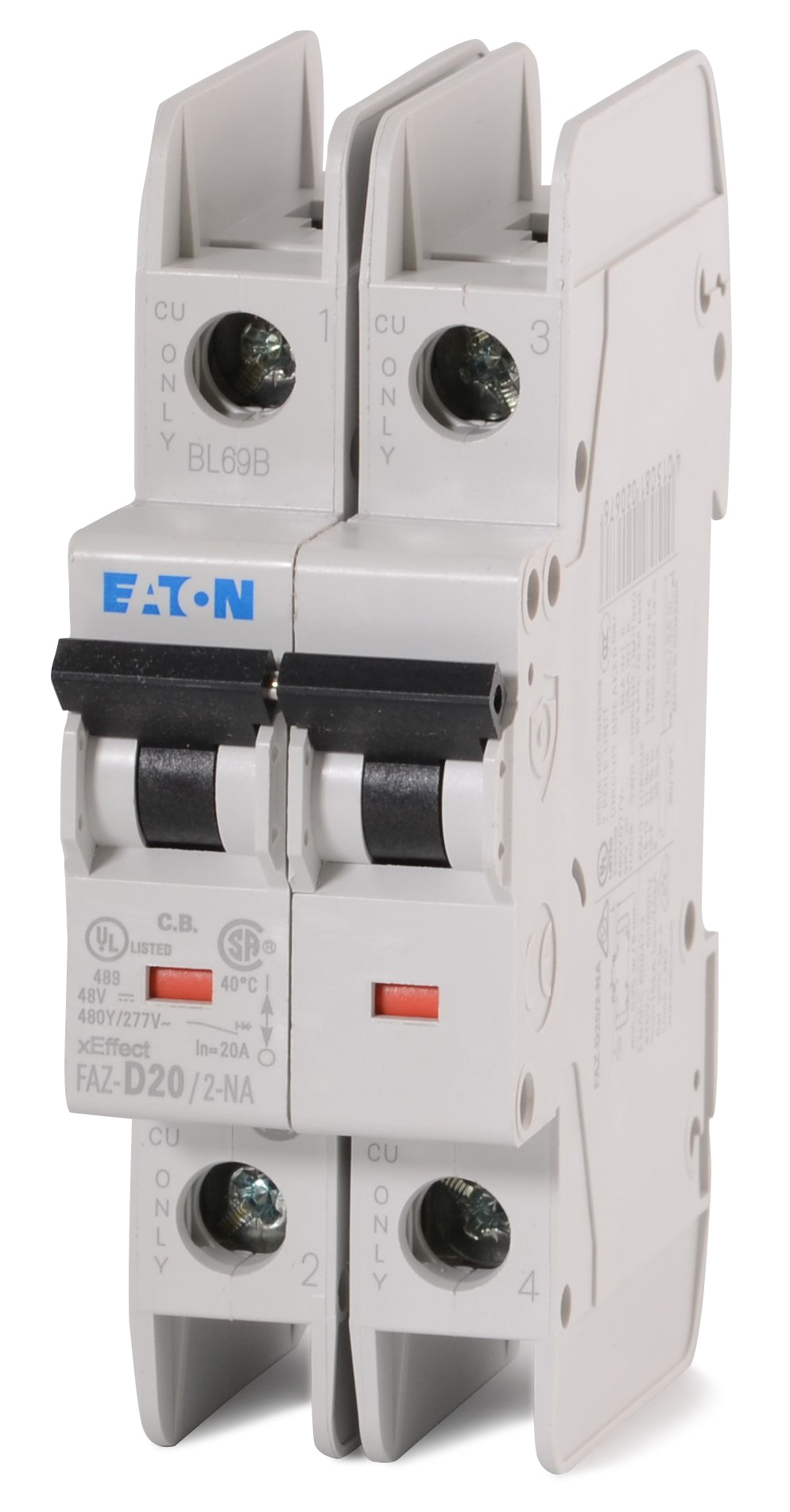 Eaton FAZ-D20/2-NA 2 Pole Circuit Breaker