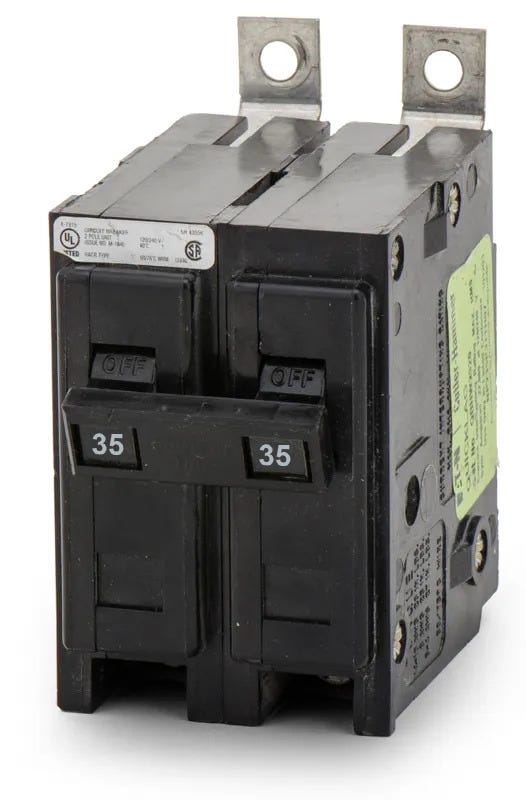 Eaton QBHW2035 2 Pole Circuit Breaker