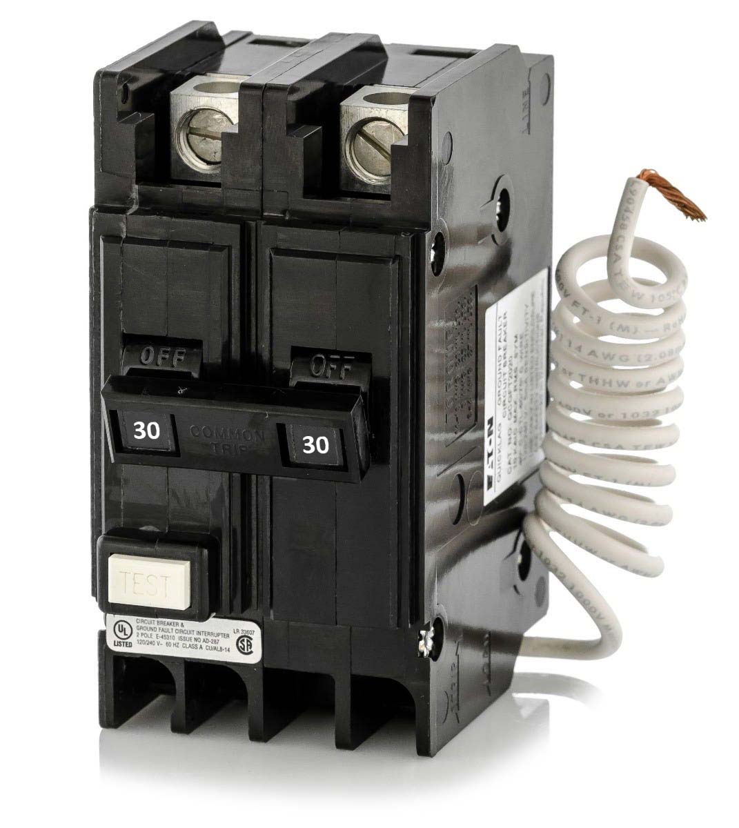 Eaton QCGF2030 2 Pole Ground Fault Circuit Breaker