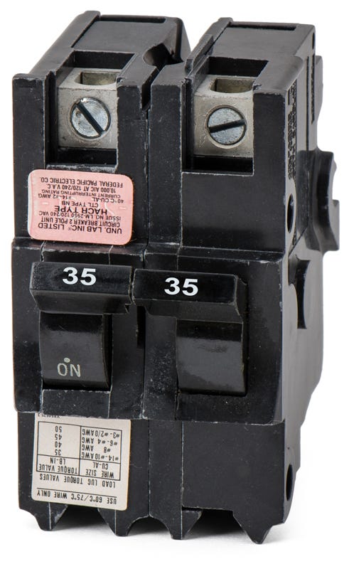 Federal Pacific NB221035 2 Pole Circuit Breaker