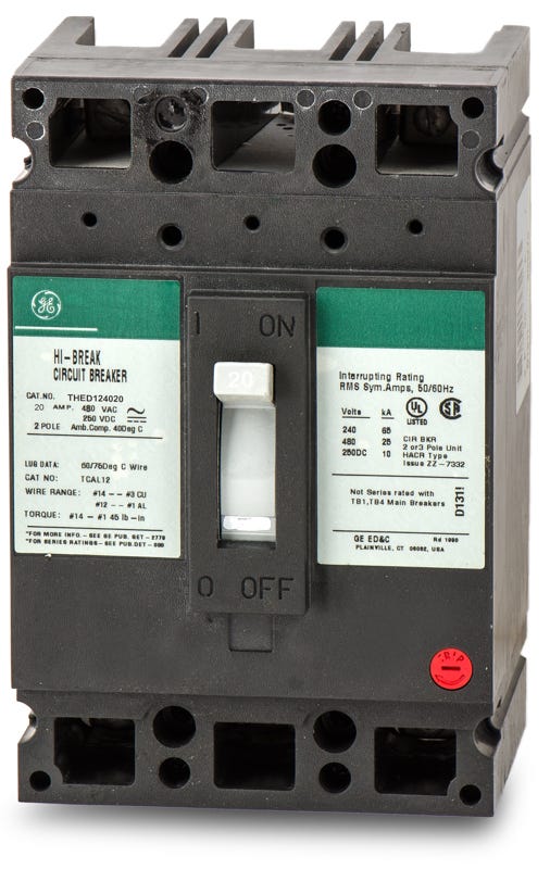 General Electric THED124020 2 Pole Circuit Breaker