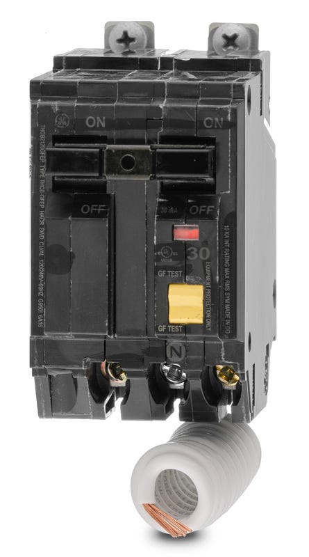 General Electric THQB2130GFEP 2 Pole Ground Fault Circuit Breaker