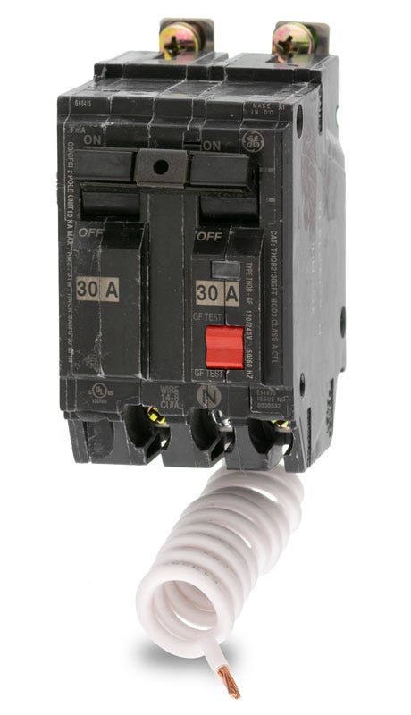General Electric THQB2130GFT 2 Pole Ground Fault Circuit Breaker