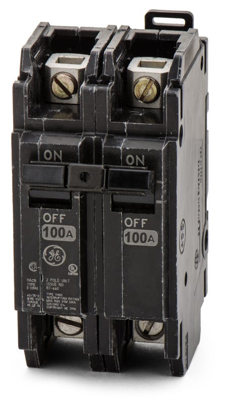 General Electric THQC21100 2 Pole Circuit Breaker