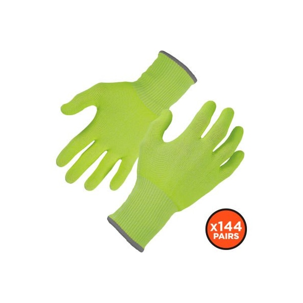 Guantes resistentes al corte de grado alimenticio Ergodyne ProFlex 7040-CASE, M, Limón, 144 pares - 18023