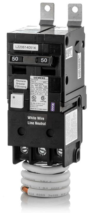 Siemens BF250AH 2 Pole Ground Fault Circuit Breaker