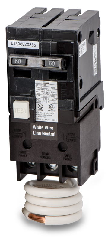 Siemens MP260GF 2 Pole Circuit Breaker Ground Fault