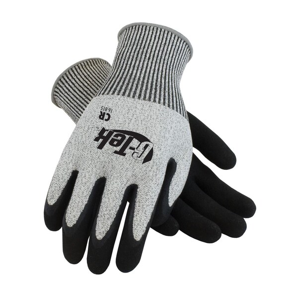 Guante Pip G-TEK CR, Sal y Pimienta HPPE/Forro de Vidrio, 13 Galgas, Palma y Dedos Recubiertos de Látex Doble, Talla Grande - 16-815/L