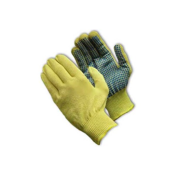Guantes de Kevlar® Kut-Gard® Pip PIP, 100% Kevlar®, Ligeros, Puntos de PVC en un lado, M - 08-K200PD/M