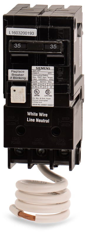 Siemens QF235A 2 Pole Ground Fault Circuit Breaker