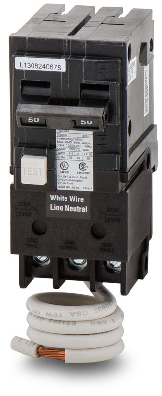 Siemens QF250P 2 Pole Ground Fault Circuit Breaker