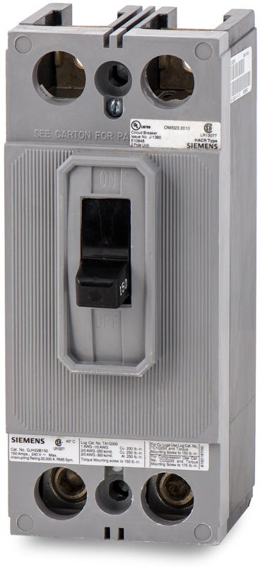 Siemens QJH22B150 2 Pole Circuit Breaker
