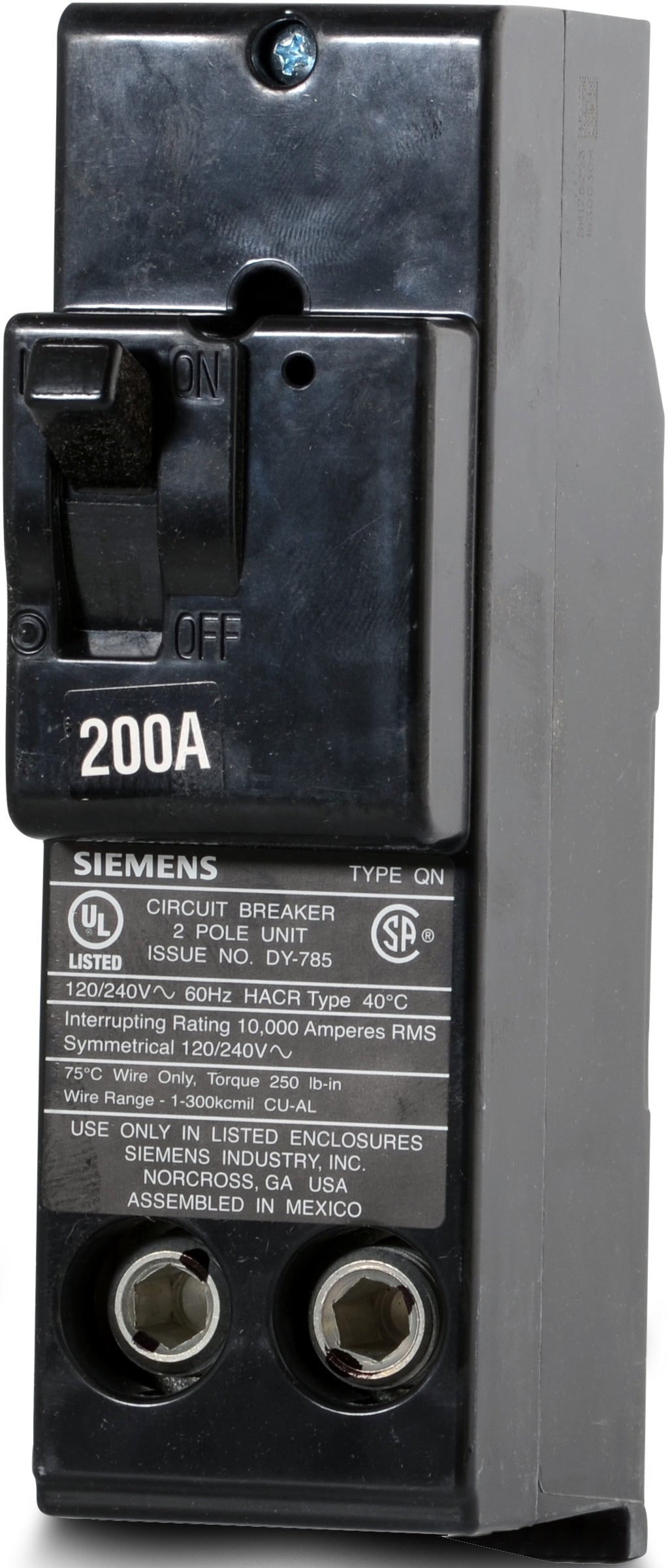 Siemens QN2200 2 Pole Circuit Breaker