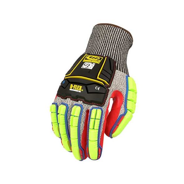 Guante de impacto resistente al corte Ringers Gloves, Nivel de corte A6, 13 ga, gris, XL (10) - R080