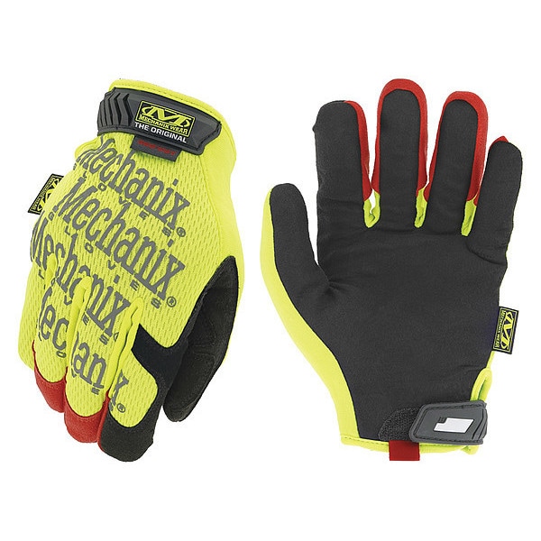 Guantes resistentes al corte de alto nivel Hi-Vis de Mechanix Wear, nivel de corte A4, color Lima, talla 9 - SMG-X91-009