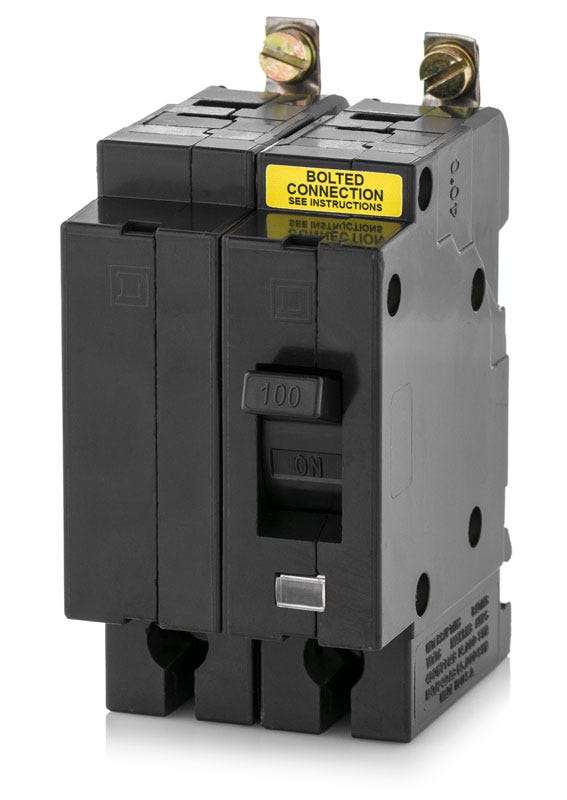 Square D EHB24100 2 Pole Circuit Breaker