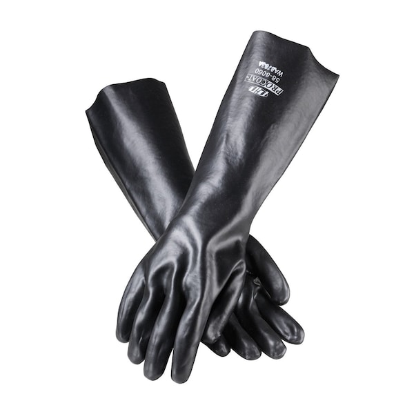 Guantes resistentes a químicos de 18" Pip, PVC, para hombres, paquete de 12 - 58-8060