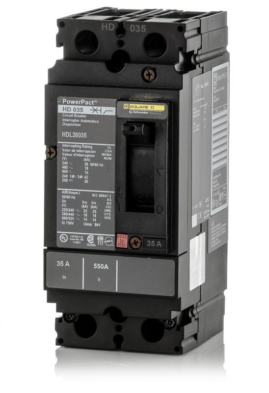 Square D HDL26035 2 Pole Circuit Breaker