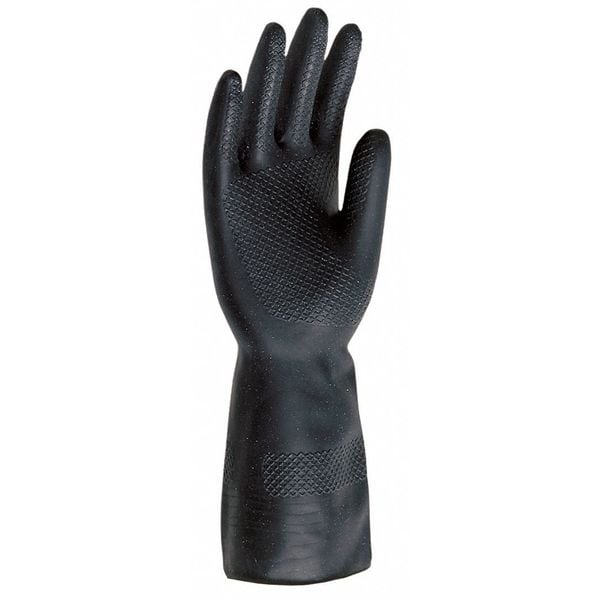 Mcr Safety 12" Guantes Resistentes a Químicos, Neopreno, S, Paquete de 12 - 5435S