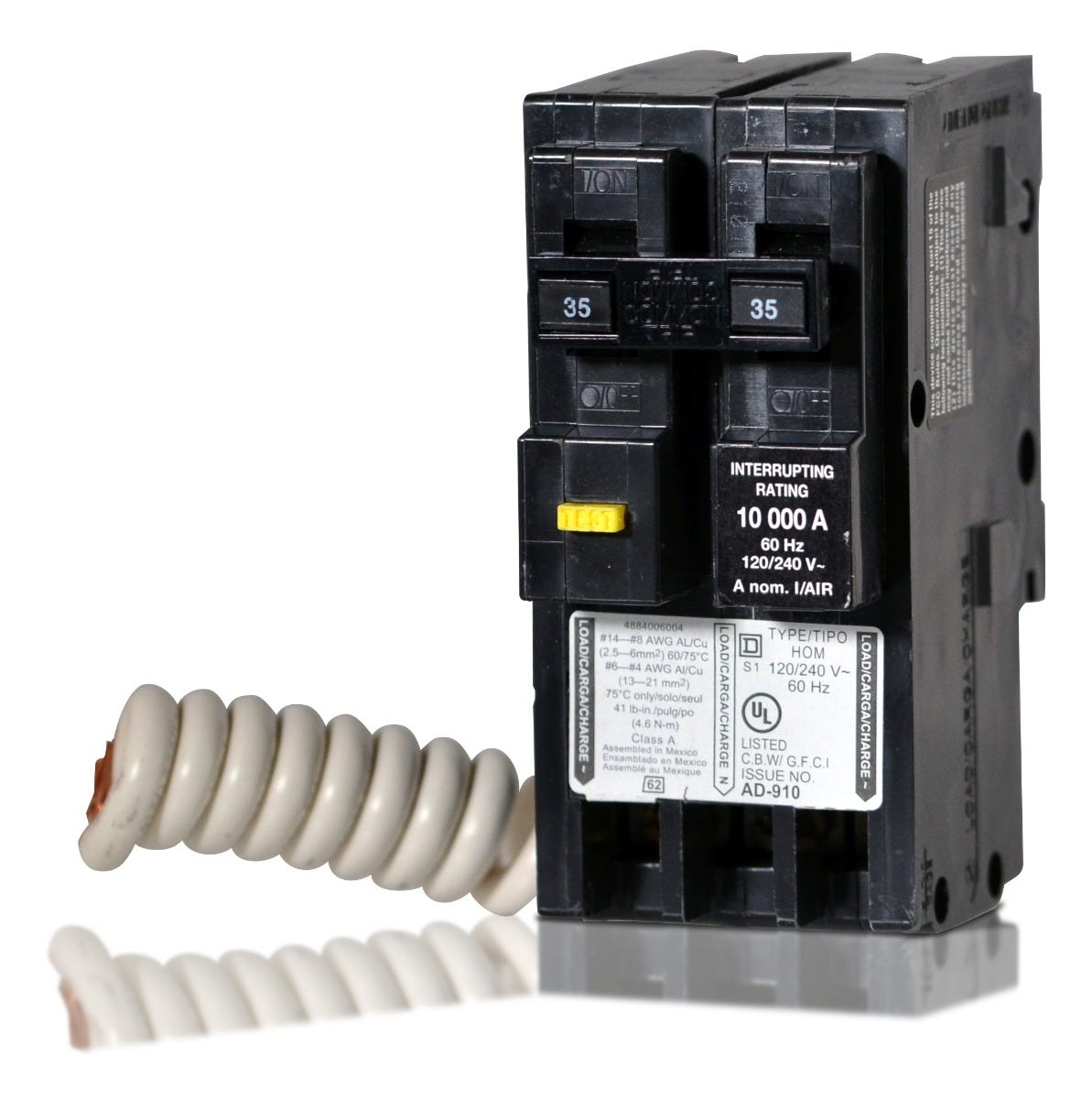 Square D HOM235GFI 2 Pole Ground Fault Circuit Breaker