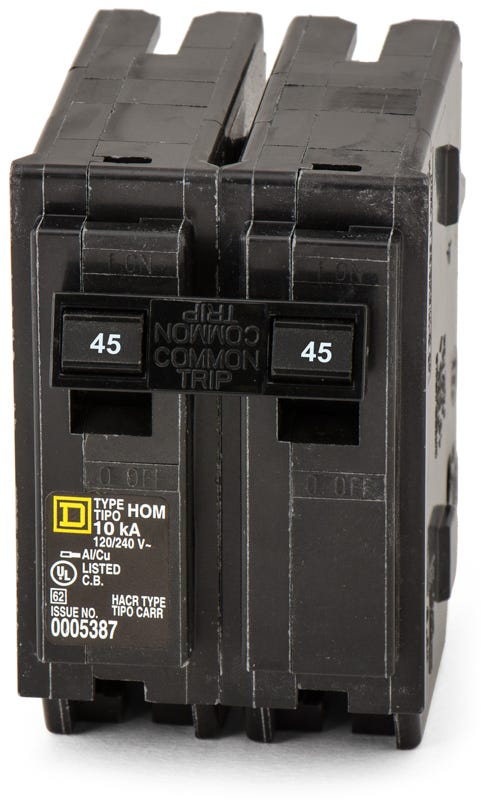 Square D HOM245 2 Pole Circuit Breaker