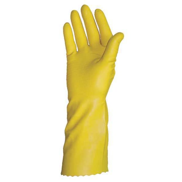 Guantes resistentes a productos químicos Showa de 12 pulgadas, látex de caucho natural, Talla L, 1 par - 709L-09