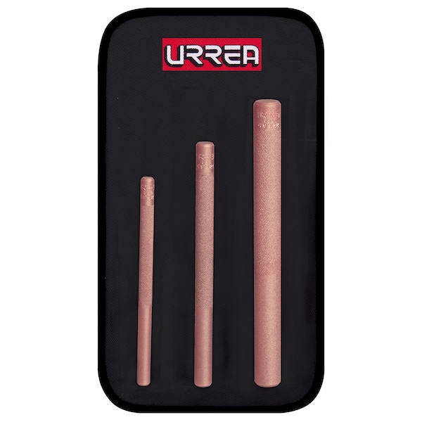 Urrea Brass straight drift punch Set of 3Pc - 49903