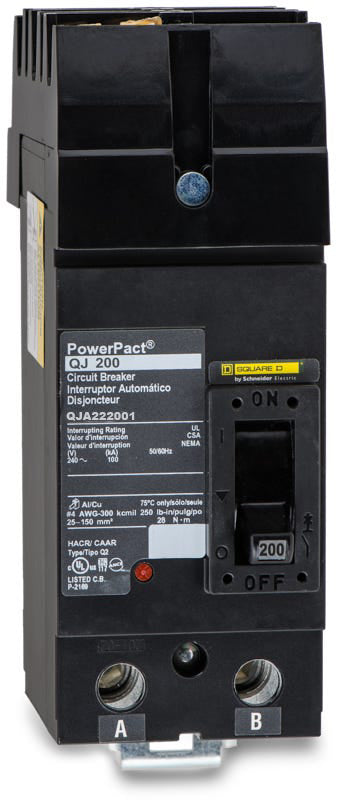 Square D QJA222001 2 Pole Circuit Breaker