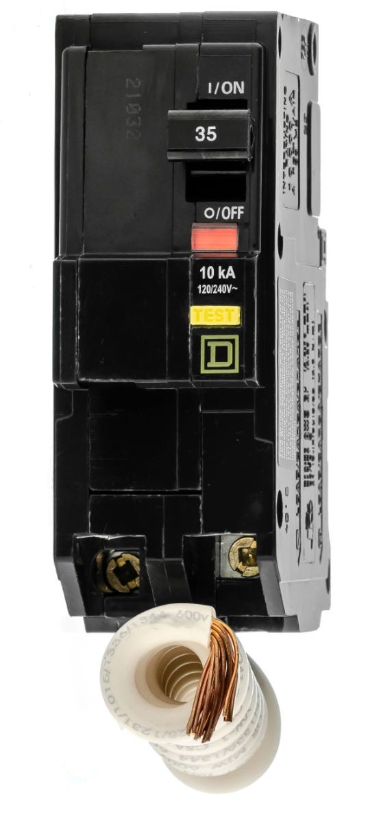 Square D QO235GFI 2 Pole Ground Fault Circuit Breaker