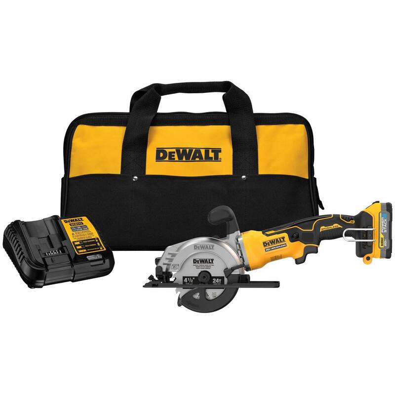 Kit de clavadora de armazón con batería de iones de litio sin escobillas DEWALT 20V MAX XR, de 2 velocidades y ángulo de 21 grados, con alimentación de plástico y sierra circular de 4-1/2 pulgadas - DCN21PLBW571.
