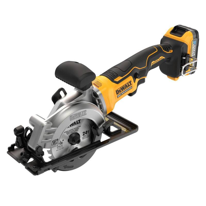 Kit de clavadora de armazón con batería de iones de litio sin escobillas DEWALT 20V MAX XR, de 2 velocidades y ángulo de 21 grados, con alimentación de plástico y sierra circular de 4-1/2 pulgadas - DCN21PLBW571.