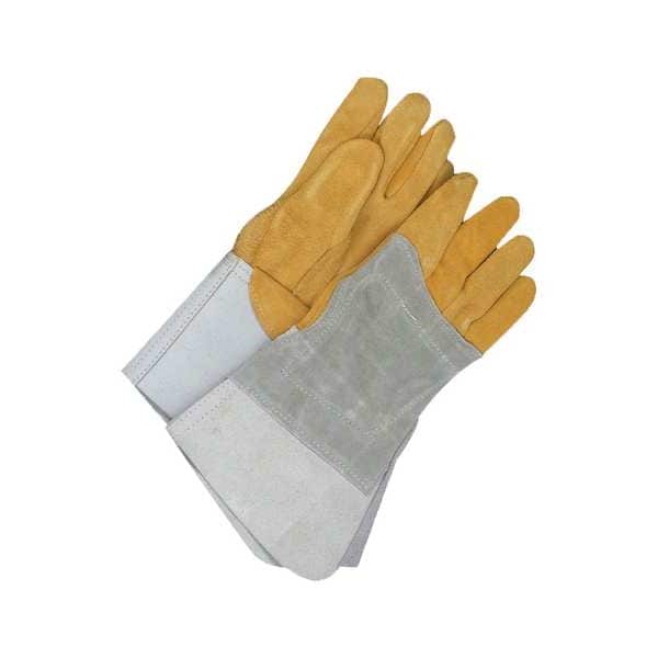 Guante de Soldadura TIG Bdg con Parche de Piel de Venado en la Parte Posterior de la Mano Derecha, Talla X2L - 64-1-1526-X2L.