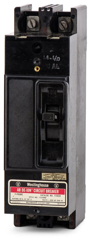 Westinghouse F2030 2 Pole Circuit Breaker