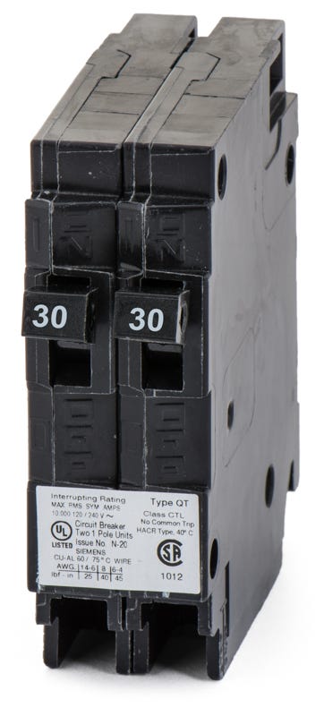 Siemens Q3030 Tandem Circuit Breaker