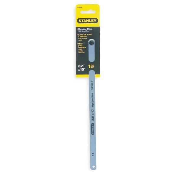Stanley Hacksaw Blade, 12 In, 32 TPI, HSS - 15-822A