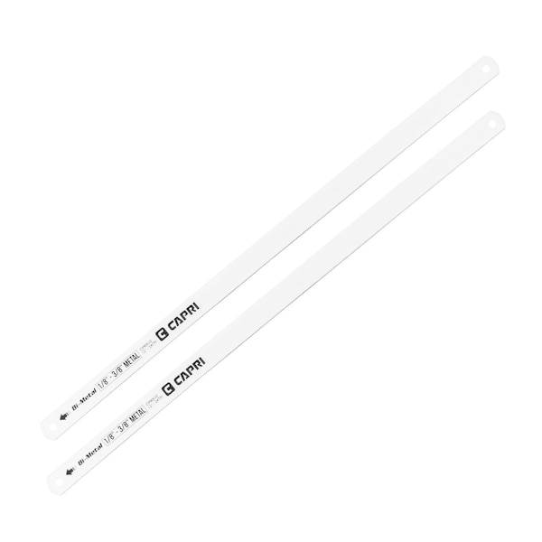 Capri Tools 12 in 24 TPI Bi-Metal Hacksaw Blade, 2-pk - 90511