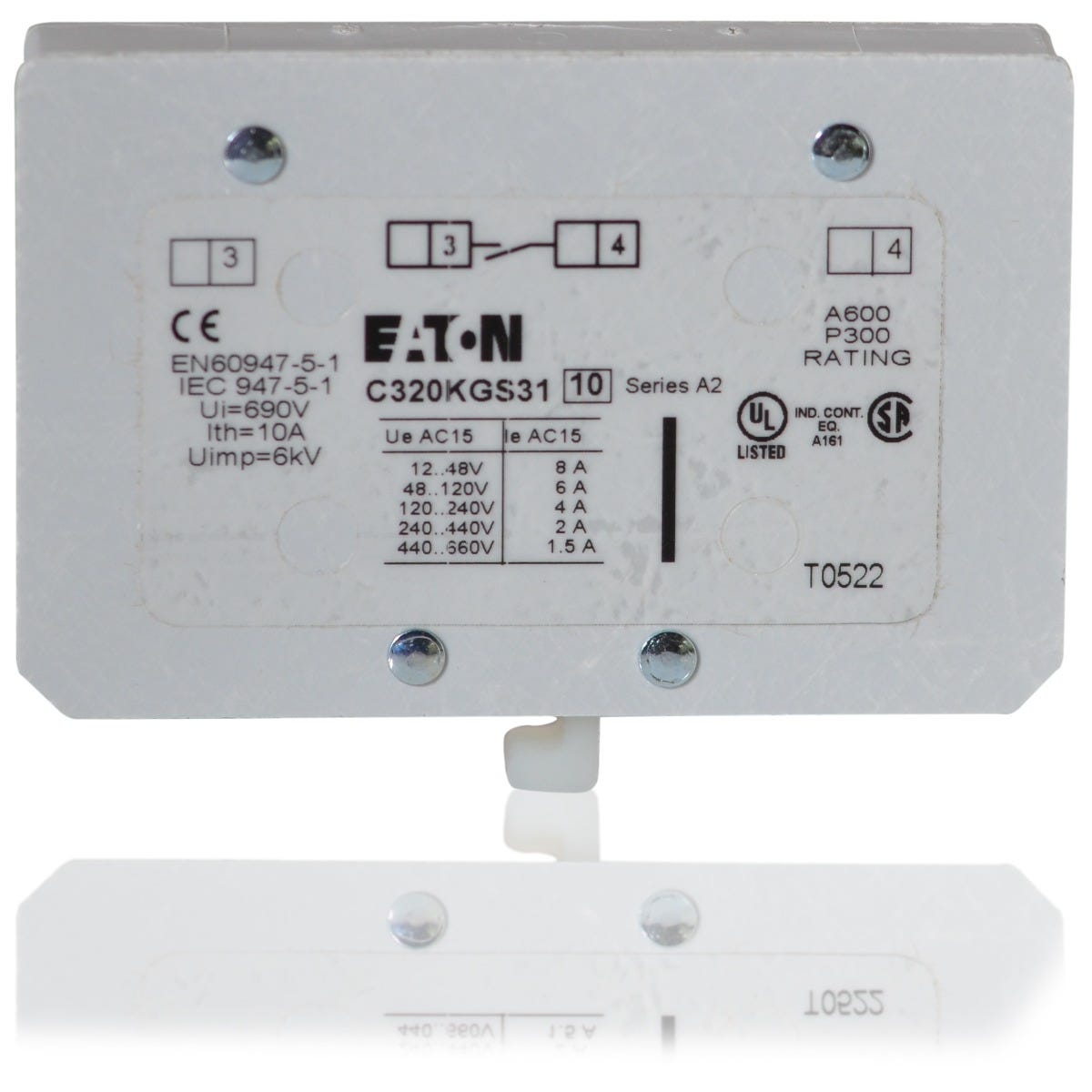 Eaton C320KGS31 Auxiliary Contact Block