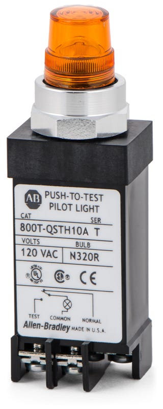 Allen-Bradley 800T-QSTH10A Pilot Light 800TQSTH10A