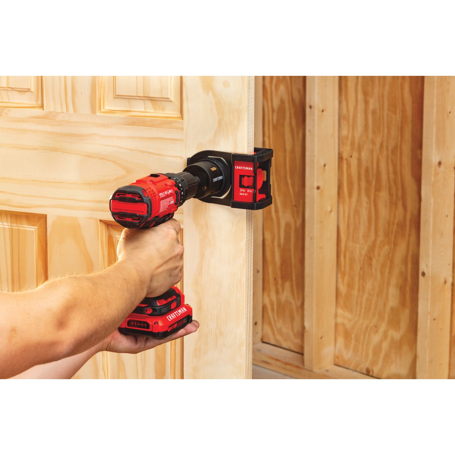 CRAFTSMAN Bi-metal Arbored Adjustable Door Lock Kit Set (6-Piece) with Soft Case