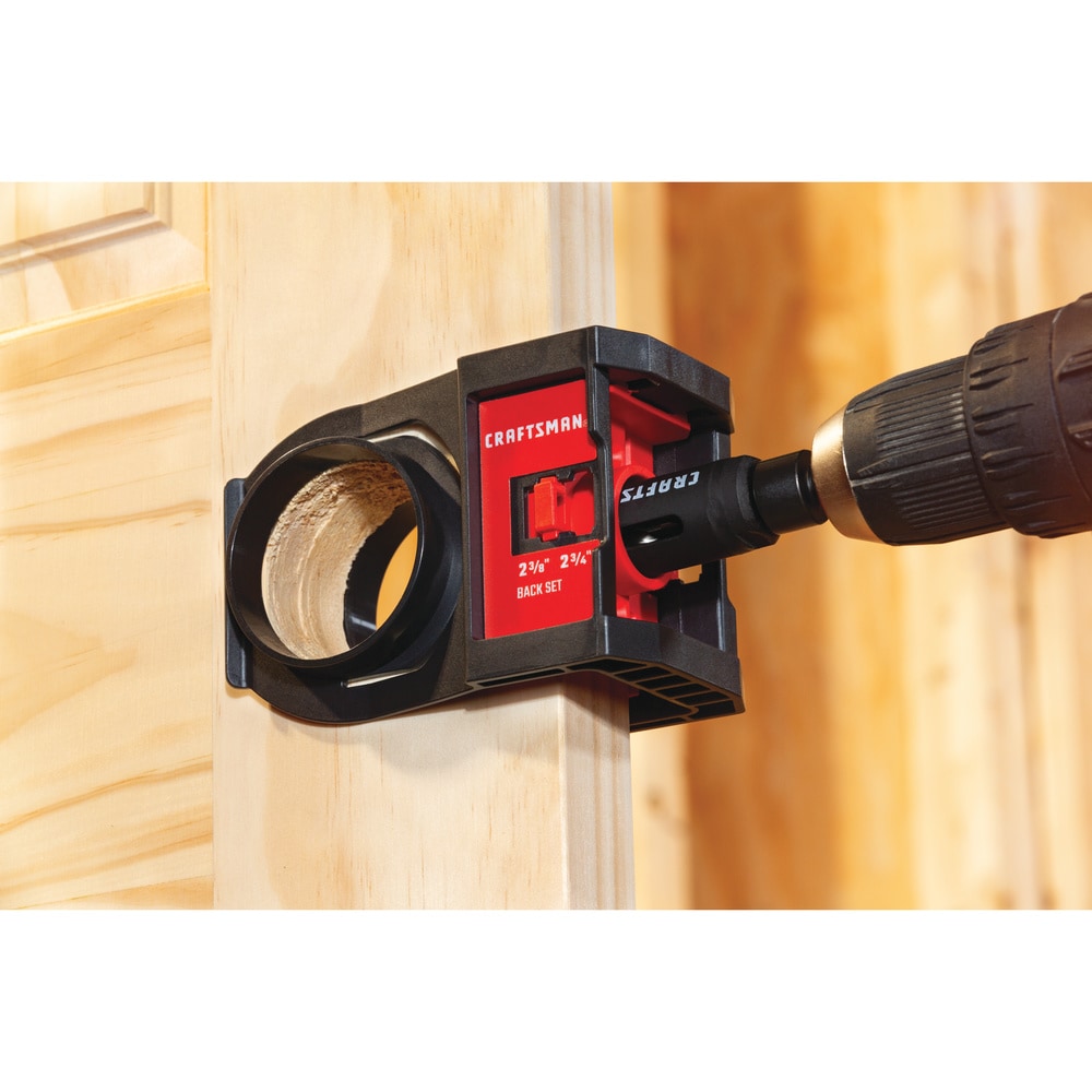 CRAFTSMAN Bi-metal Arbored Adjustable Door Lock Kit Set (6-Piece) with Soft Case